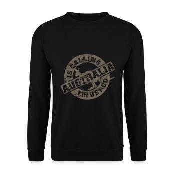 Kangaroo I Australia appelle I Koala Bear - Sweat-shirt Unisexe - noir - Devant - Alina (178cm) & Michal (187cm)