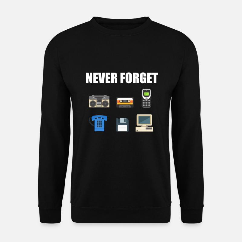 80s 90s 80s 90s - Sweat-shirt Unisexe - noir