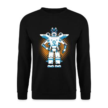 Robots and robotics - Unisex Sweatshirt - black - Front - Alina (178cm) & Michal (187cm)