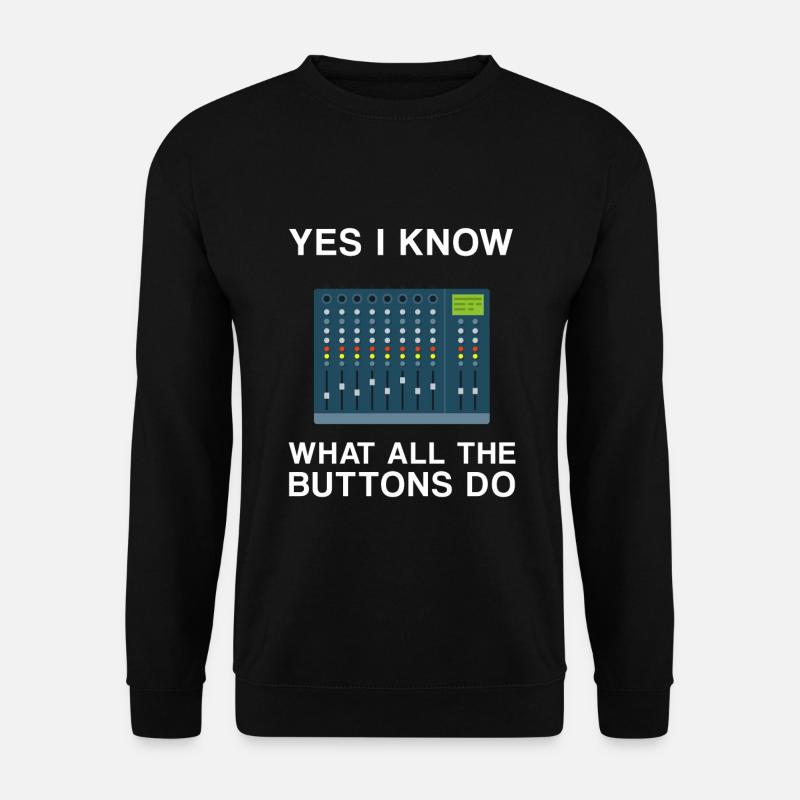 sound engineer ton ingenier Audio Engineer tontech - Unisex Pullover - Schwarz