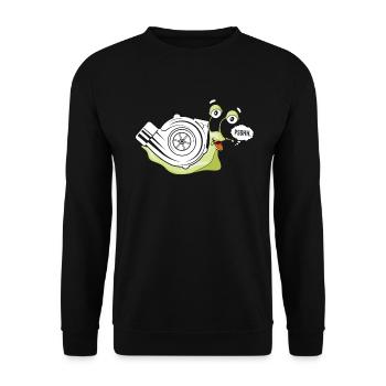 Turboschnecke - Sweat-shirt Unisexe - noir - Devant - Alina (178cm) & Michal (187cm)