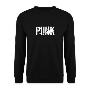 Punk Rocker Punk Punk Rock - Sweat-shirt Unisexe - noir - Devant - Alina (178cm) & Michal (187cm)
