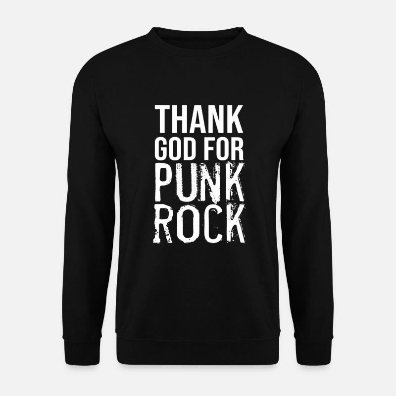 punker punk punkrock rocker - Unisex Pullover - Schwarz