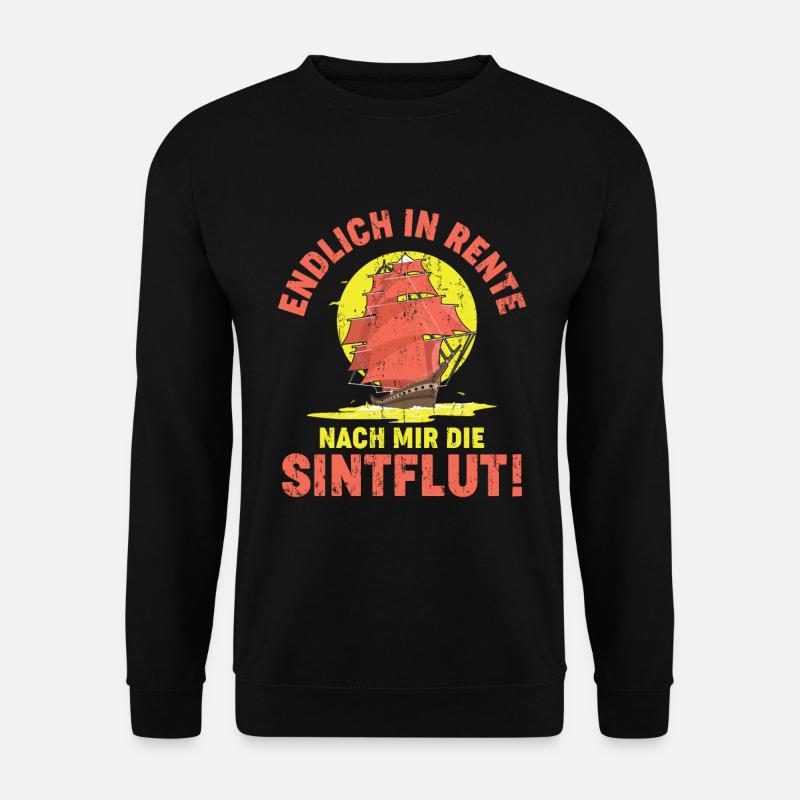 ENDLICH IN RENTE - Unisex Pullover - Schwarz