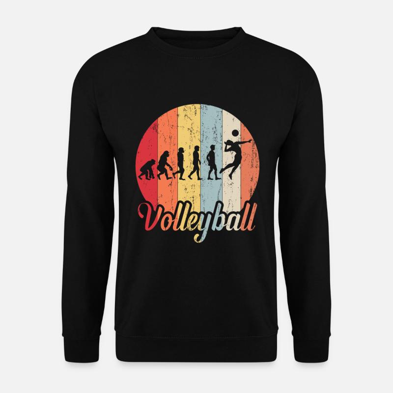 évolution volley-ball - Sweat-shirt Unisexe - noir