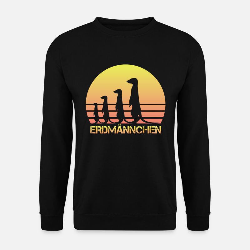 DIE ERDMÄNNCHEN - Unisex Pullover - Schwarz