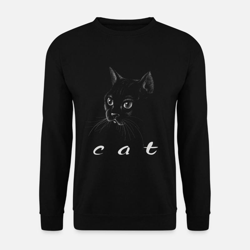 cat - Unisex Pullover - Schwarz