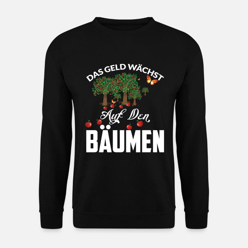 DAS GELD WÄCHST AUF DEN BÄUMEN - Unisex Pullover - Schwarz