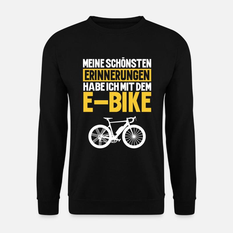 E-Bike Elektrofahrrad E-Biker - Unisex Pullover - Schwarz