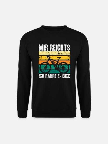 Mir Reichts Ich Fahre E-Bike - Unisex Pullover - Schwarz