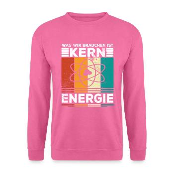 Atomenergie Kernkraft Kernenergie Atomkraftwerke - Unisex Pullover - Pink - Vorne