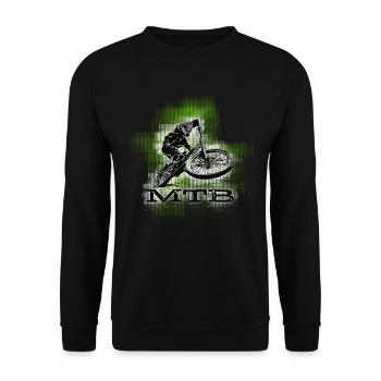 Mtb 1 07 Artboard 8 - Unisex Sweatshirt - black - Front - Alina (178cm) & Michal (187cm)