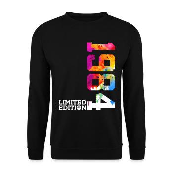 42E ANNIVERSAIRE ÉDITION LIMITÉE 1984 - Sweat-shirt Unisexe - noir - Devant - Alina (178cm) & Michal (187cm)