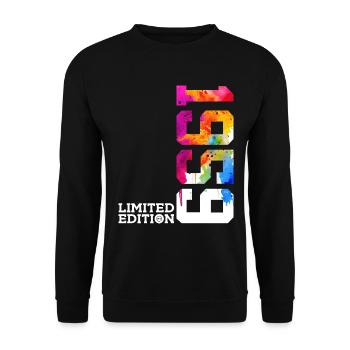 67E ANNIVERSAIRE ÉDITION LIMITÉE 1959 - Sweat-shirt Unisexe - noir - Devant - Alina (178cm) & Michal (187cm)