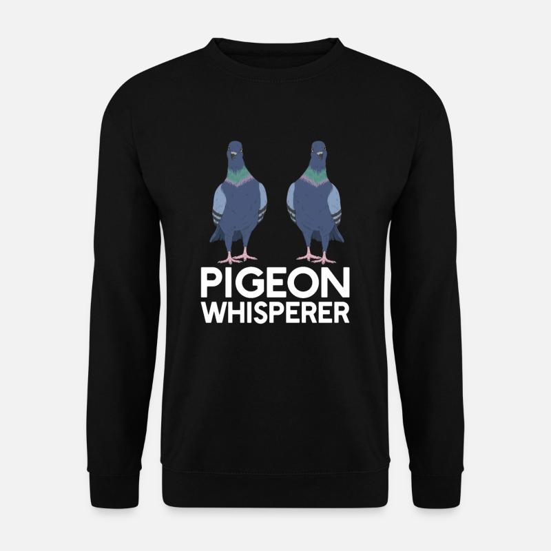 Pigeon Whisperer Taubenzüchter Tauben Vögel - Unisex Pullover - Schwarz