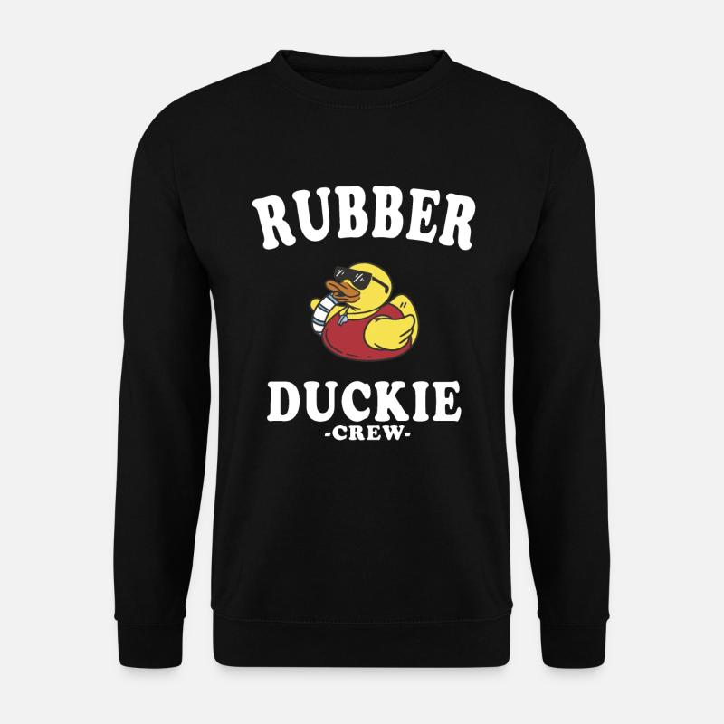 Rubber Duck Yellow Duck Crew Bathing Ducks Ducks - Unisex Sweatshirt - black