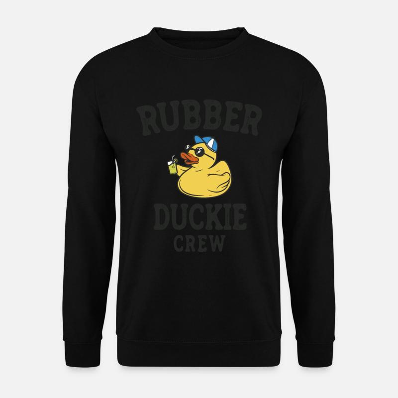 Rubber Duck Yellow Duckie Crew Bath Ducks Duckling - Unisex Sweatshirt - black