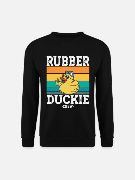 Rubber Duck Yellow Duck Crew Bathing Ducks Ducks - Unisex Sweatshirt - black