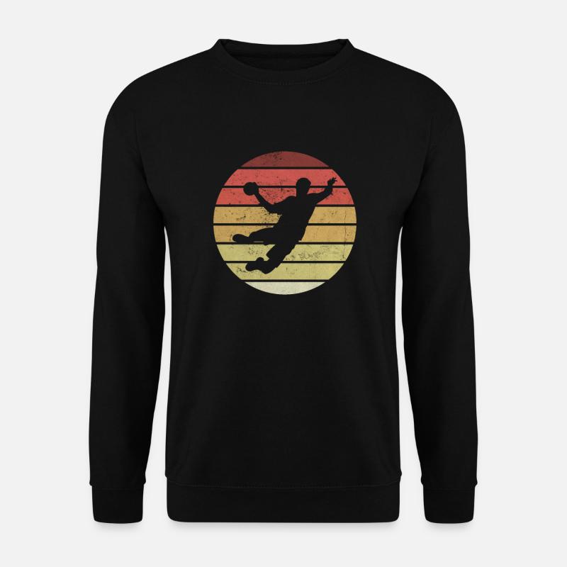 Handball Retro - Unisex Pullover - Schwarz