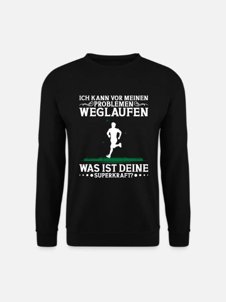 Waldlauf Lauftraining Läufer Joggen Laufen - Unisex Pullover - Schwarz
