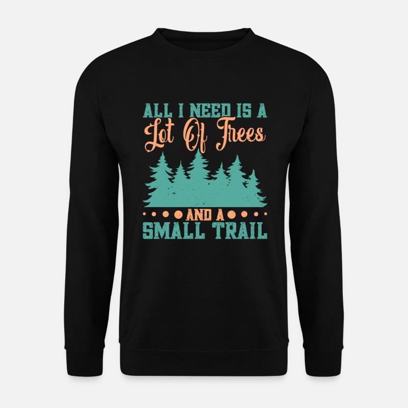 Nature lover Tree lover Nature lover Waldde - Unisex Sweatshirt - black