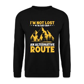 Randonnée Vacances Alpinisme Alpinisme - Sweat-shirt Unisexe - noir - Devant - Alina (178cm) & Michal (187cm)