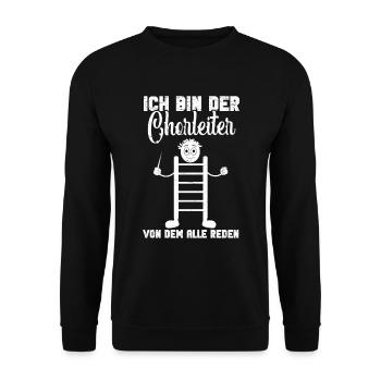 Chorleiter Singen Sopransänger Chor Chorsänger - Unisex Pullover - Schwarz - Vorne - Alina (178cm) & Michal (187cm)