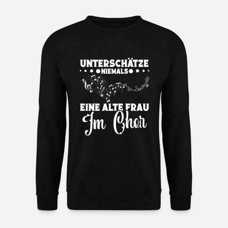 Sopransänger Chorleiter Orhchester Chorsänger - Unisex Pullover - Schwarz