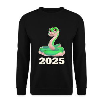 snake - Unisex Pullover - Schwarz - Vorne - Alina (178cm) & Michal (187cm)