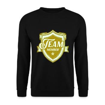 Équipier - Sweat-shirt Unisexe - noir - Devant - Alina (178cm) & Michal (187cm)