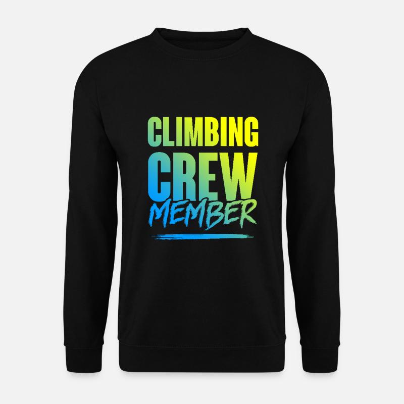 Climbing Crew - Unisex Pullover - Schwarz
