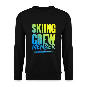 Équipe de ski - Sweat-shirt Unisexe - noir - Devant - Alina (178cm) & Michal (187cm)