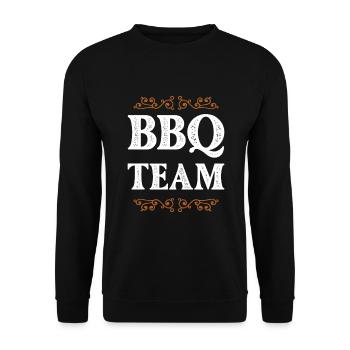 Équipe de barbecue - Sweat-shirt Unisexe - noir - Devant - Alina (178cm) & Michal (187cm)