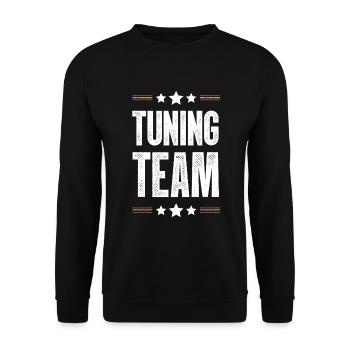 Tuning Team - Unisex Pullover - Schwarz - Vorne - Alina (178cm) & Michal (187cm)