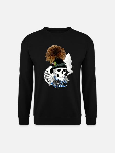 Sepp_Bayern-skull - Unisex Sweatshirt - black