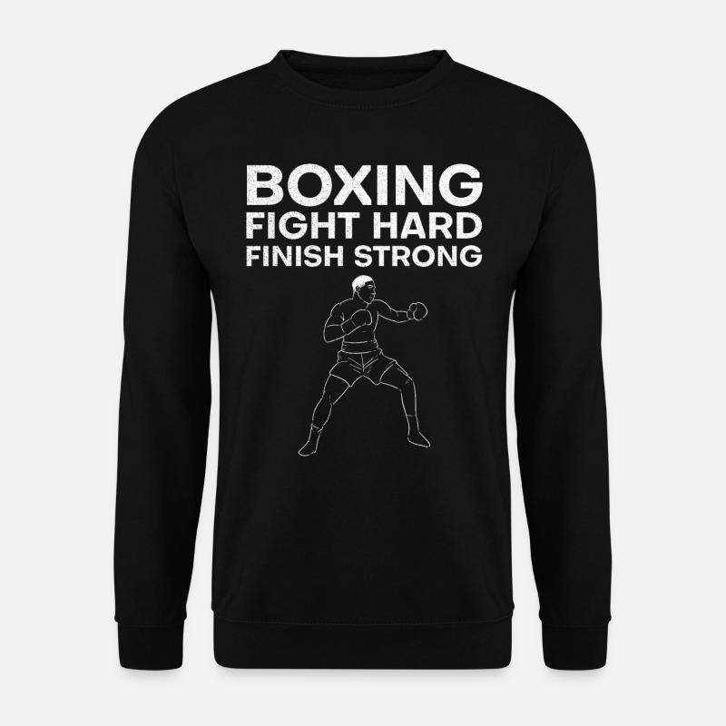 Boxen - Unisex Pullover - Schwarz