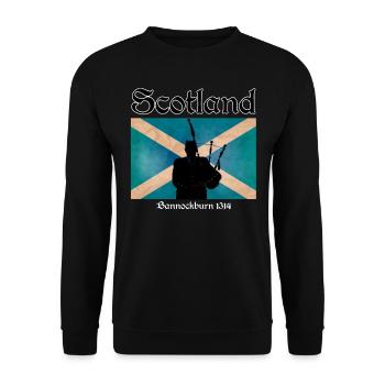 Piper - Unisex Sweatshirt - black - Front - Alina (178cm) & Michal (187cm)