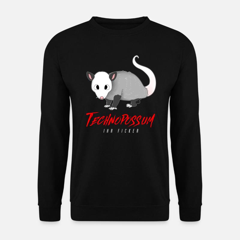 TECHNO TECHNOPOSSUM VOTRE PUTAIN D’OPOSSUM - Sweat-shirt Unisexe - noir