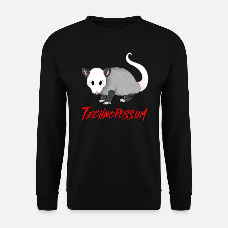 TECHNO TECHNOPOSSUM OPOSSUM - Unisex Sweatshirt - black
