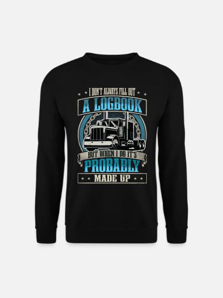 Truck Driver - Unisex Sweatshirt - black