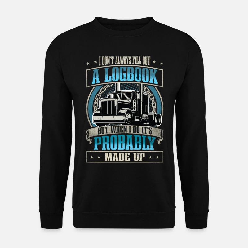 Truck Driver - Unisex Sweatshirt - black