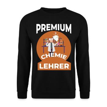 Chemie - Unisex Pullover - Schwarz - Vorne - Alina (178cm) & Michal (187cm)
