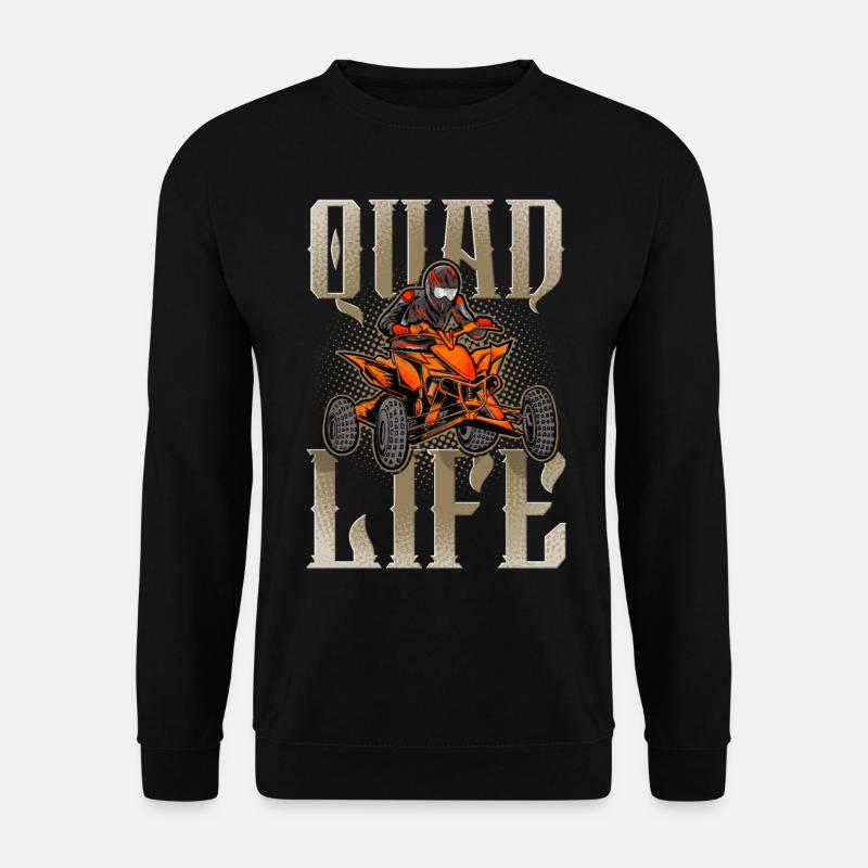 Quad ATV Offroad Quadfahrer - Unisex Pullover - Schwarz