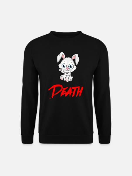 DEATH HASE Halloween Apokalypse Horror Monster - Unisex Pullover - Schwarz