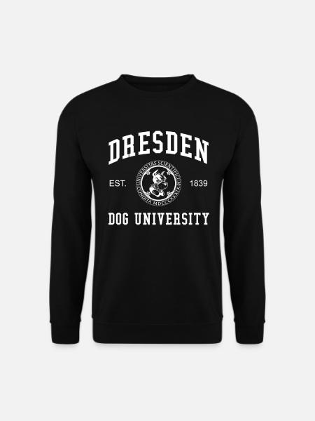 Dresden Dog University Universität Hochschule Uni - Unisex Pullover - Schwarz