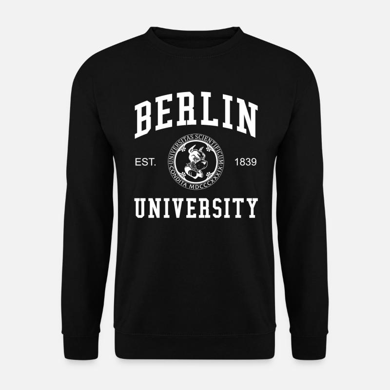 Berlin University Universität Hochschule Uni - Unisex Pullover - Schwarz