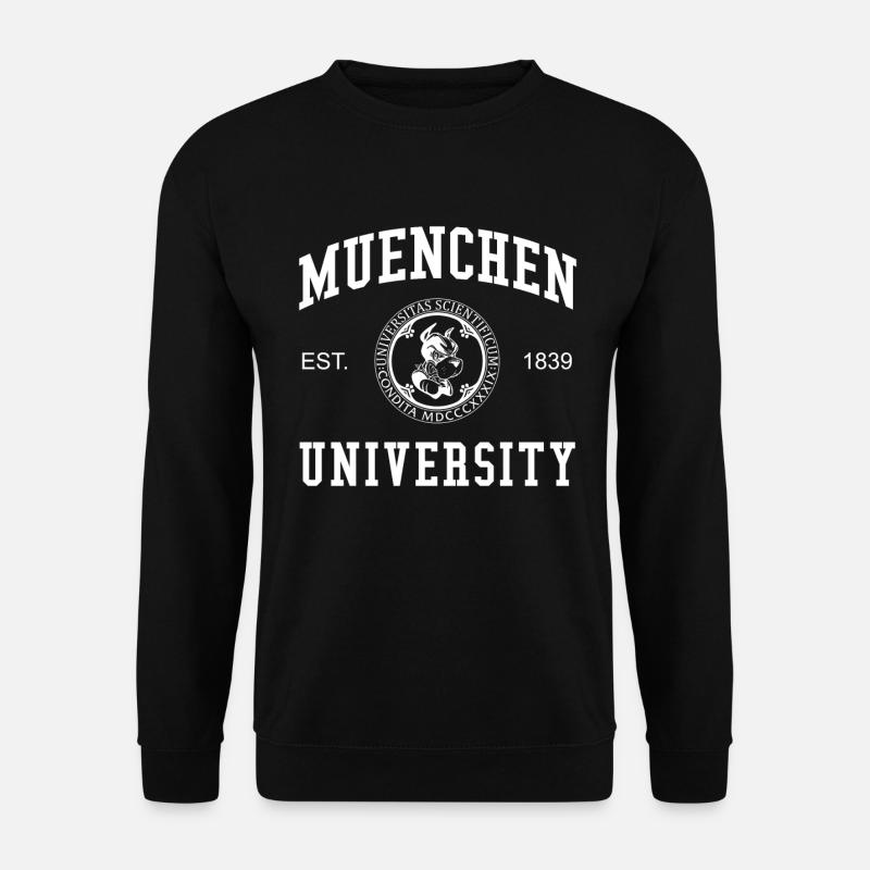 München University Universität Hochschule Uni - Unisex Pullover - Schwarz