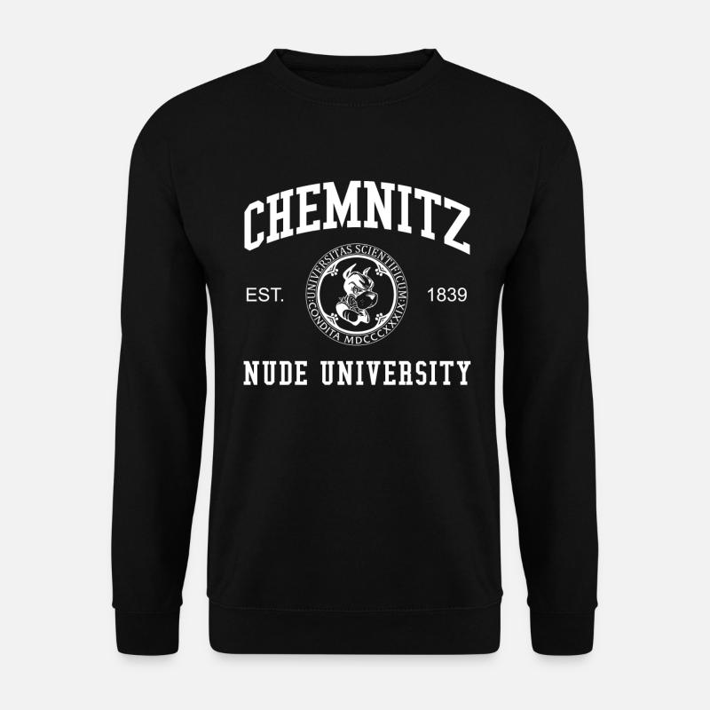 Chemnitz Nude University College - Unisex Sweatshirt - black