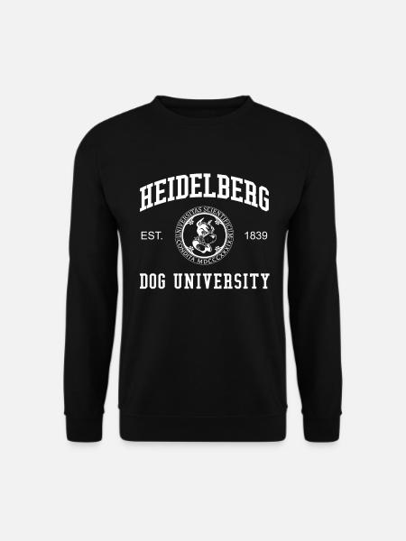 Heidelberg Dog University Universität Hochschule - Unisex Pullover - Schwarz