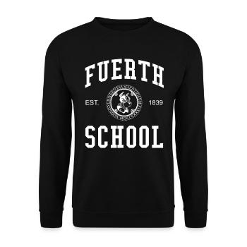 Fürth School University College University School - Sweat-shirt Unisexe - noir - Devant - Alina (178cm) & Michal (187cm)